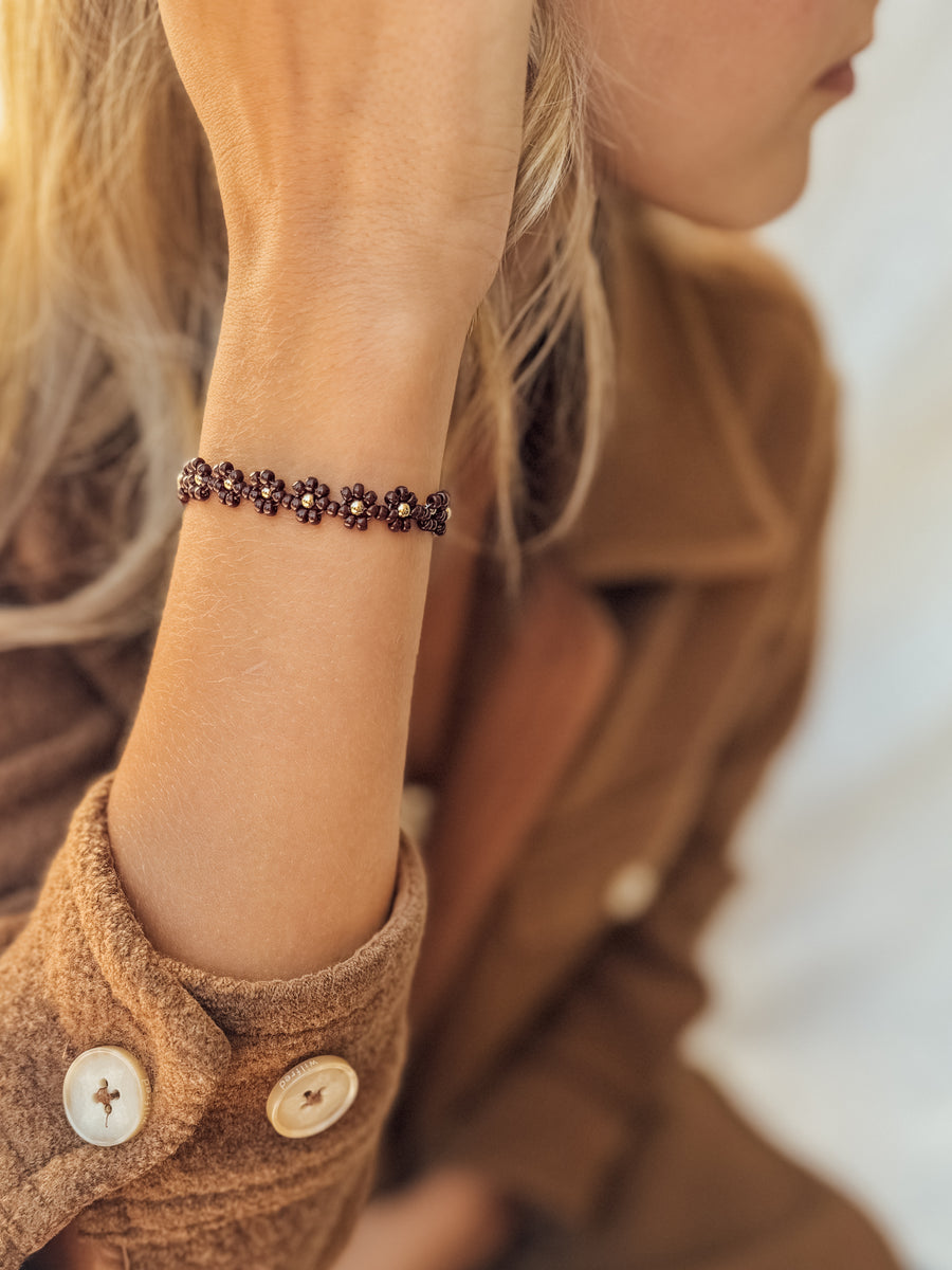 The Merlot Daisy Bracelet & Anklet