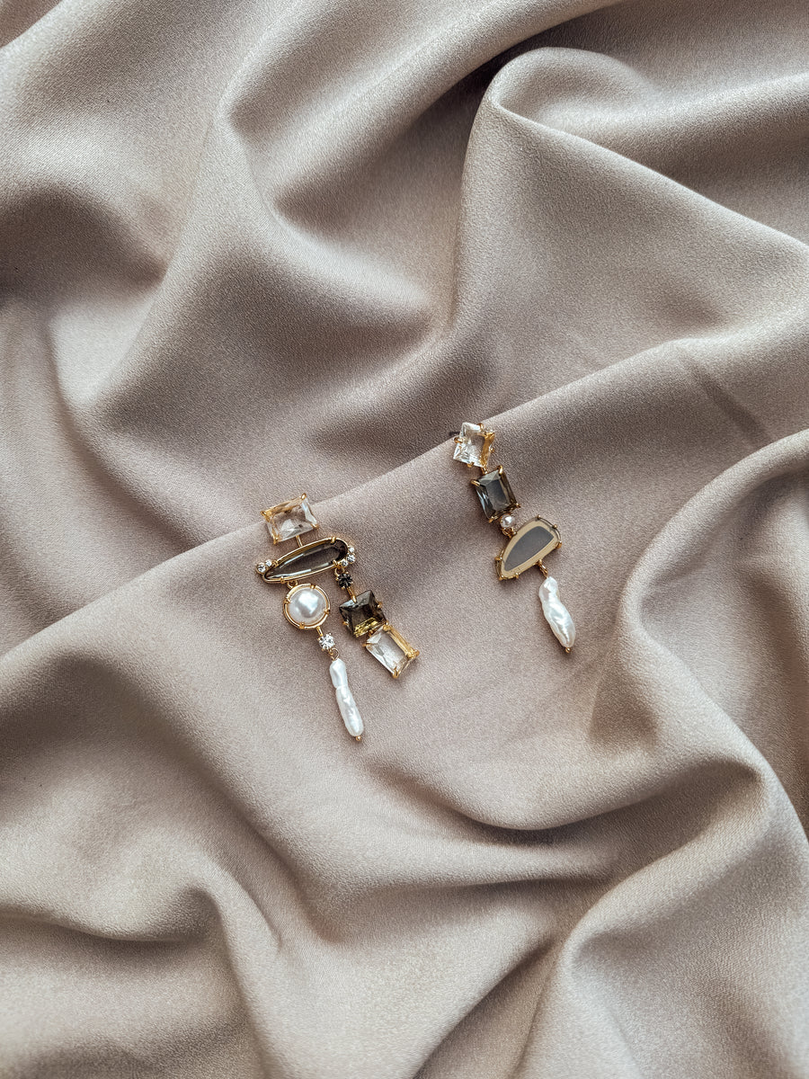 The Kenzie asymmetric earrings