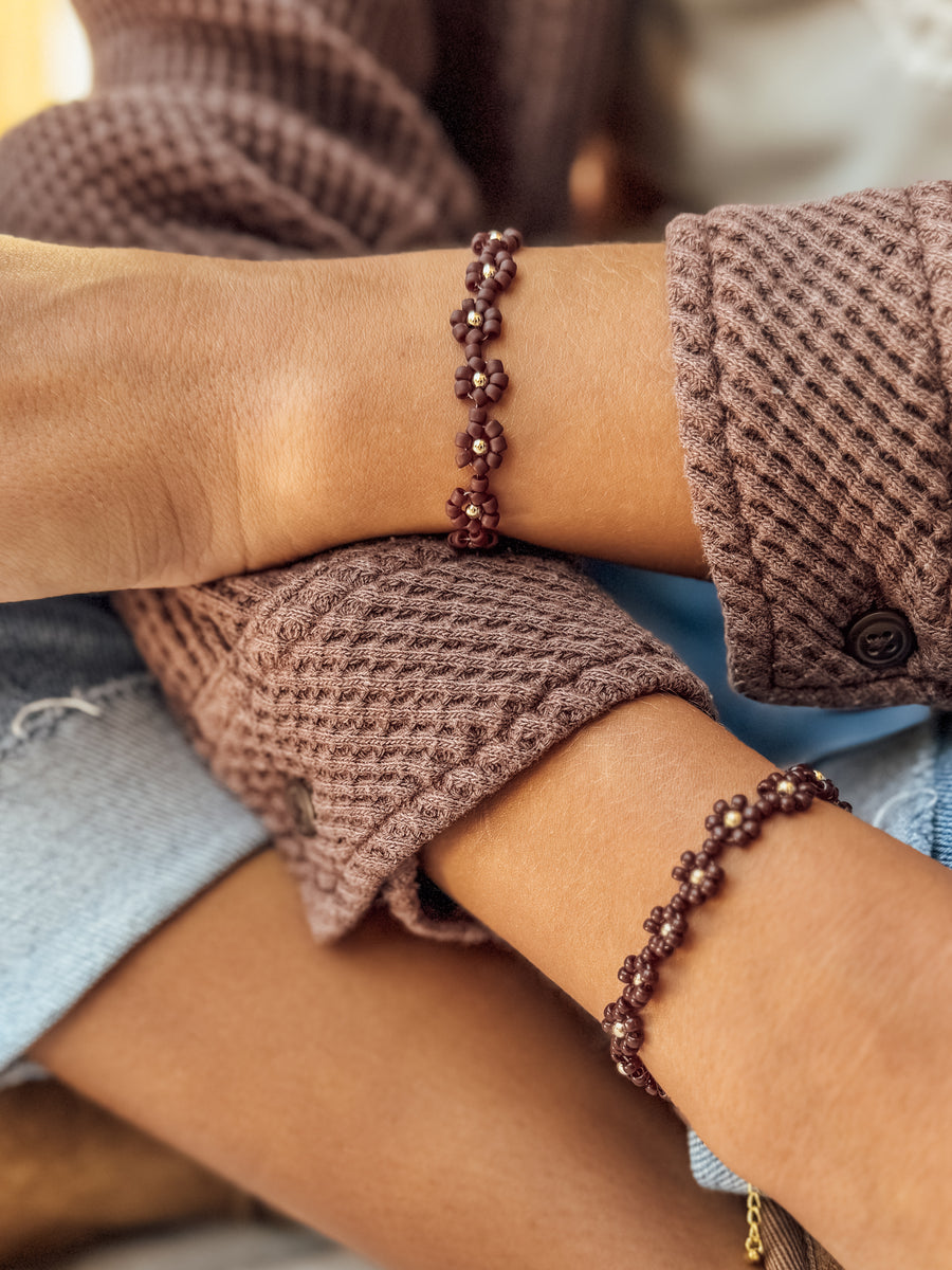 The Merlot Daisy Bracelet & Anklet