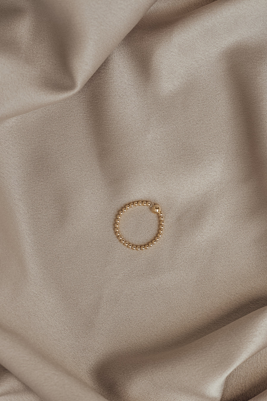 2mm Beaded Ring in Sterling Silver or 14K Gold Filled