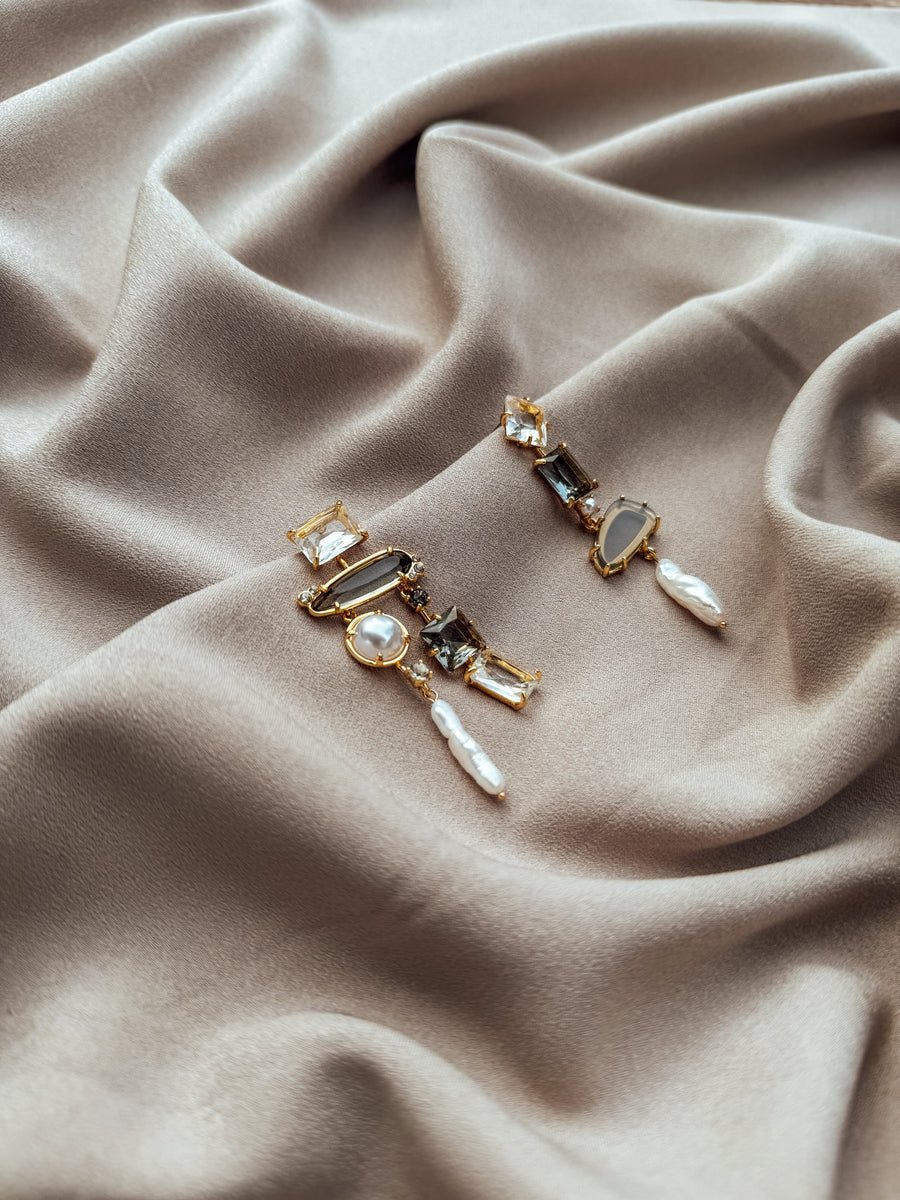 The Kenzie asymmetric earrings