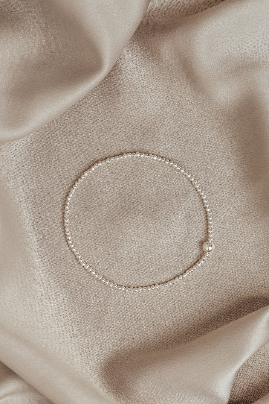 2mm Beaded Layering Bracelets in Sterling Silver and 14K Gold Filled