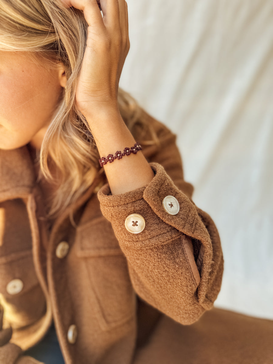 The Merlot Daisy Bracelet & Anklet