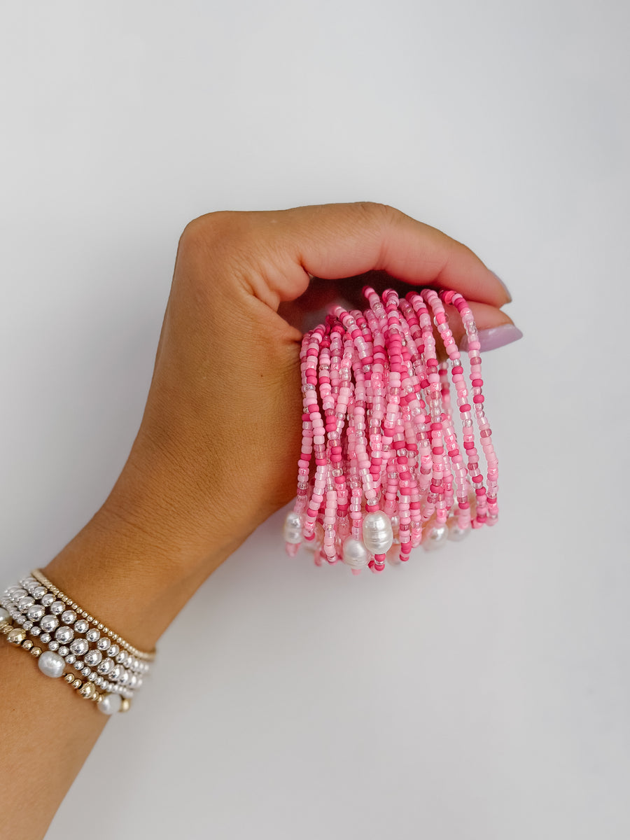 RUN FOR THE CURE PINK BRACELET