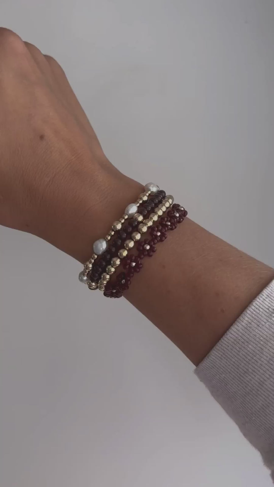 The Merlot Daisy Bracelet & Anklet