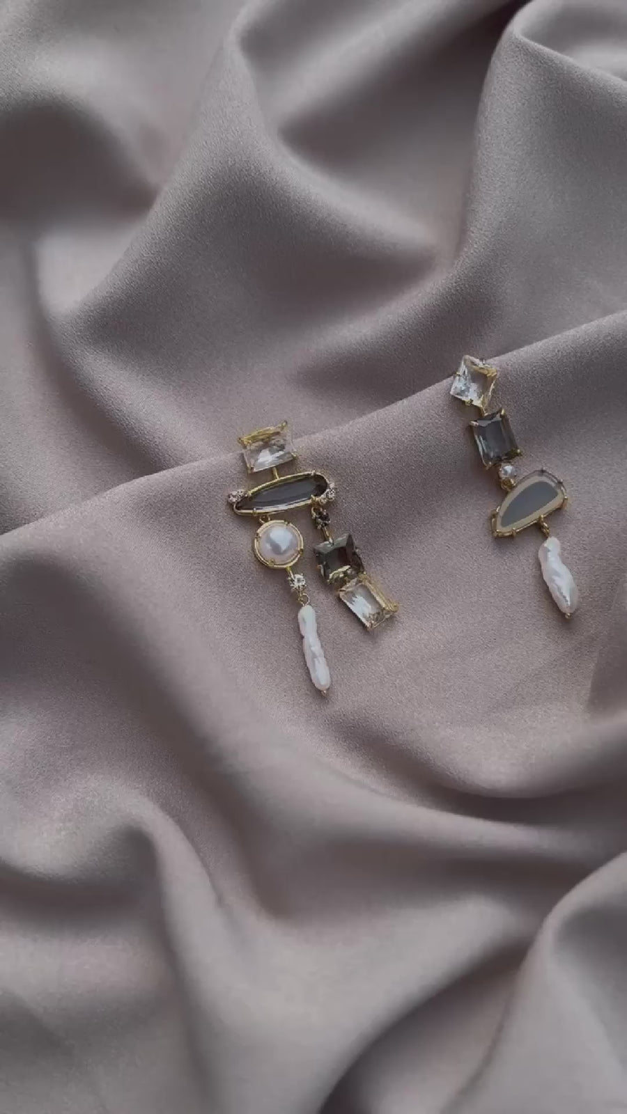 The Kenzie asymmetric earrings